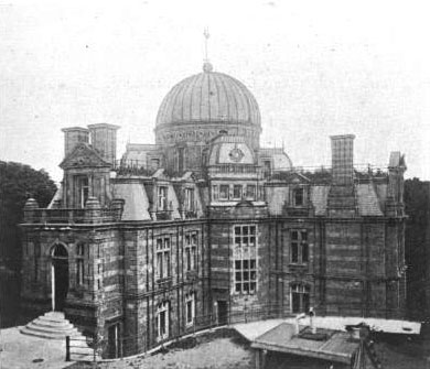 L'observatoire royal de Greenwich en Ao&ucirc;t 1900 (photo de Mr. Lacey)