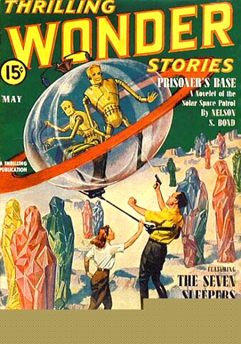"L'homme vert" dans le n° 7, vol. 20 de Amazing Stories d'octobre