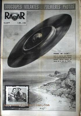 Radar n&deg; 172 du 25 mai, titrant &agrave; propos de l'affaire de Barra da Tijuca : Soucoupes volantes : premi&egrave;res photos