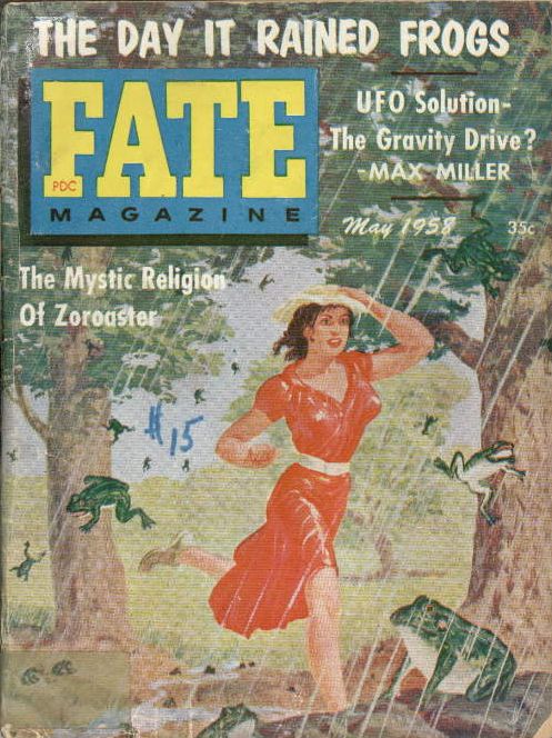 Couverture de Fate en mai avec un article de Max Miller : "La solution des ovnis - Le moteur gravitationnel ?"