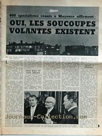 Noir et Blanc n° 1185 du 16 novembre, indiquant dans un article : 400 spécialistes réunis à Mayence affirment : Oui, les soucoupes volantes existent