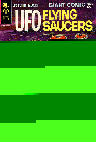 Couverture du n° 1 de UFO Flying Saucers du 1er, titrant D'où viennent-ils - que veulent-ils ?