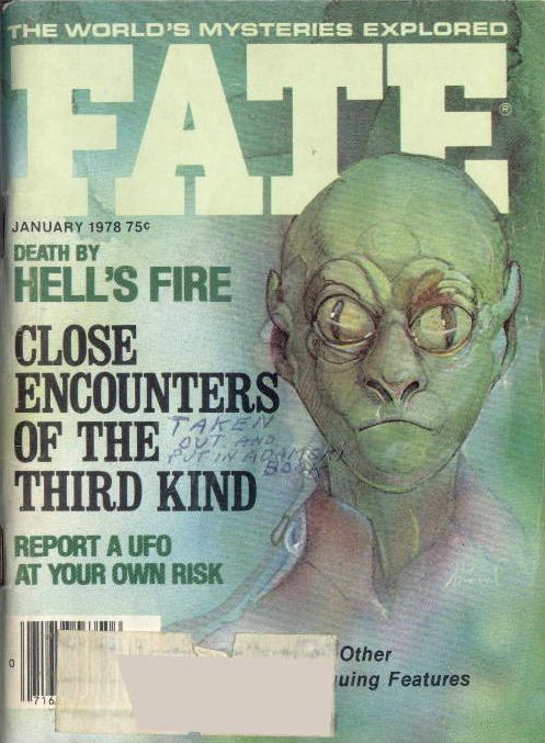 Couverture de Fate en janvier sur les "rencontres du 3ème type"