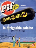 N° spécial, HS de Pif Gadget publié par les Éditions Vaillant. Le gadget est un "dirigeable solaire" : une grosse saucisse aux couleurs de Pif et de RTL. Caractéristiques : 3 mètres de long, 70 cm de diamètre, réalisée en polyéthylène de 5 microns.