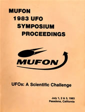 Couverture des actes du symposium du MUFON cette ann&eacute;e-l&agrave;