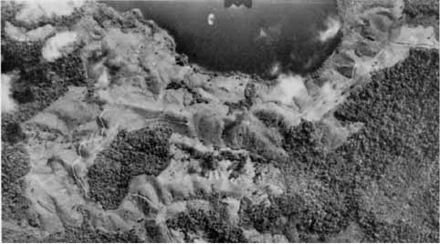 Fig. 1. Une impression de contact positive noir et blanc de la plupart du n&eacute;gatif a&eacute;rien 