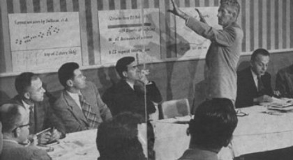 Dessin d'Adamski en 1952