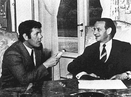 Jean-Claude Bourret interviewant Galley