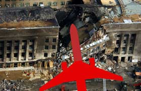 Une photo sans beaucoup de d&eacute;bris au sol. Mais o&ugrave; sont les d&eacute;bris de l'avion ?