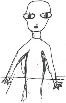 Dessin de Michael de 1 des &ecirc;tres extraterrestres