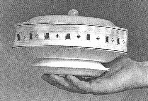 La maquette retrouv&eacute;e dans l'ancienne maison de Walters