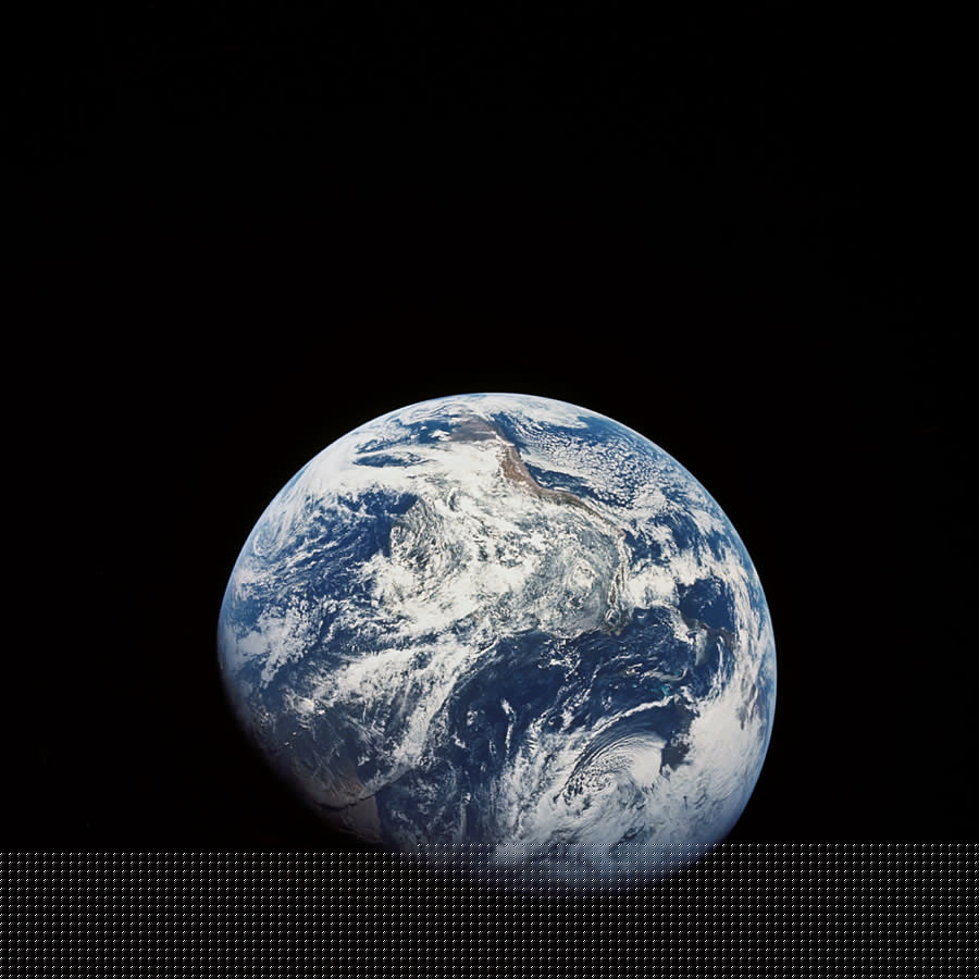 La Terre, photographiée depuis la mission Apollo