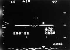 Echo radar enregistré par l'un des F-16 lors de la nuit du 30/31 mars 1990